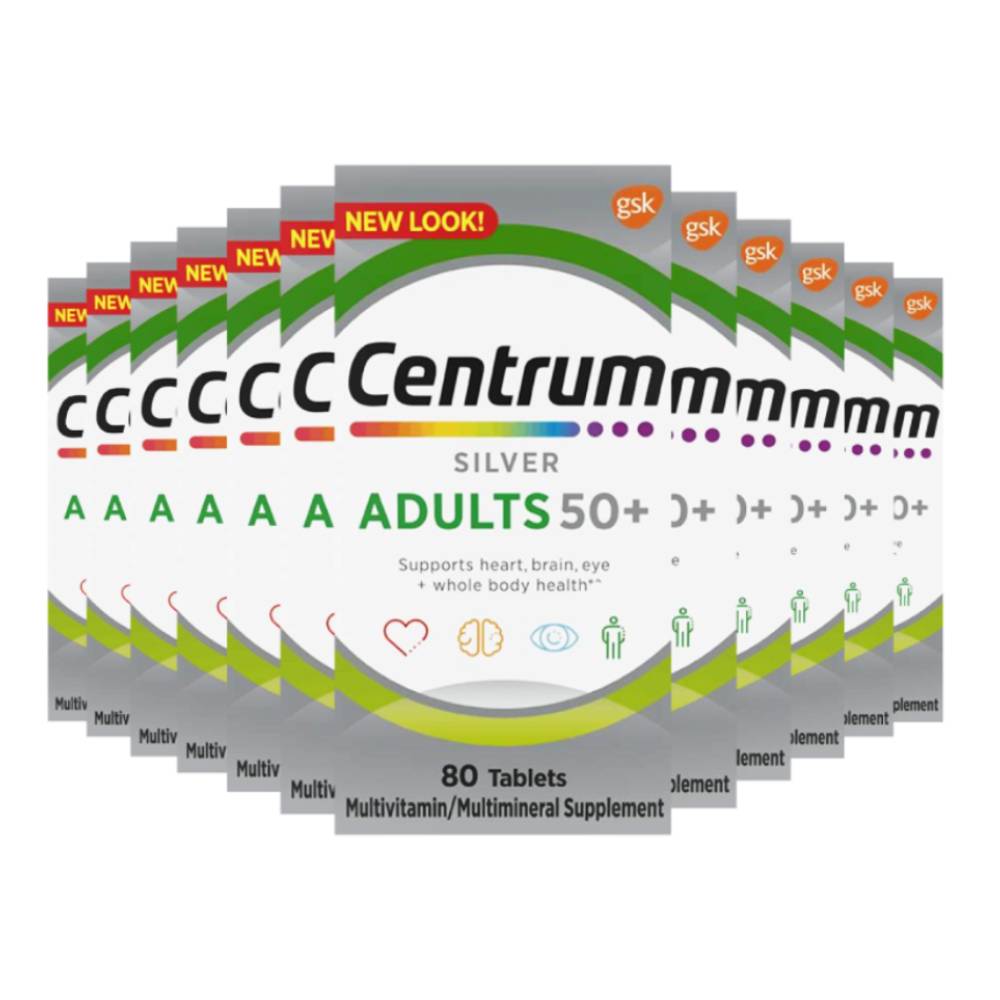 Centrum Silver® Multivitamin 80 tabs - 12 Pack Contarmarket