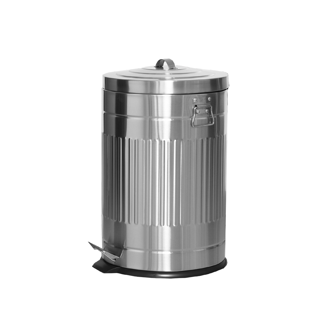 Galvanized Iron Trash Can - 12 Liters Contarmarket