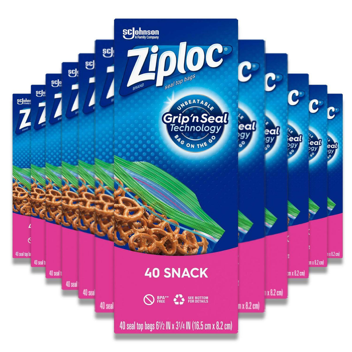 Ziploc Brand Bags - Sandwich - 12/40ct