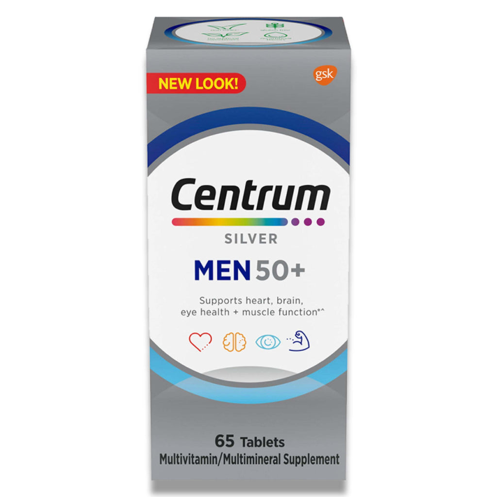  Centrum Silver Men's Multivitamin - 65 Tablets - 12 Pack Contarmarket