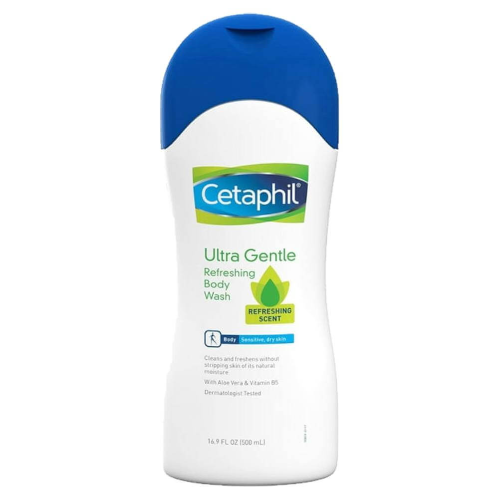 Cetaphil Ultra Gentle Body Wash Refreshing Scent - 16.9 Oz - 12 Pack Contarmarket