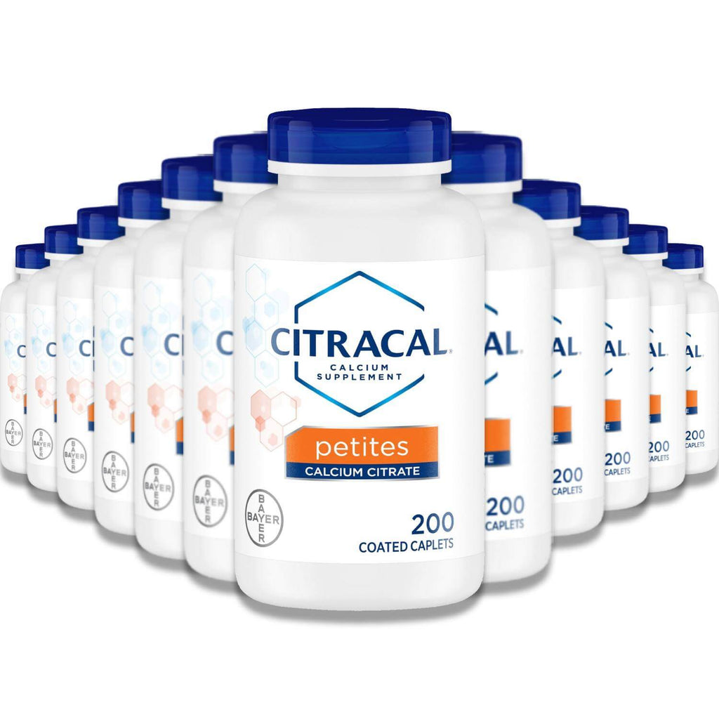 Citracal Petites Calcium Citrate Vitamin D3 Supplement Caplet 200 Ct 24 Pack Contarmarket