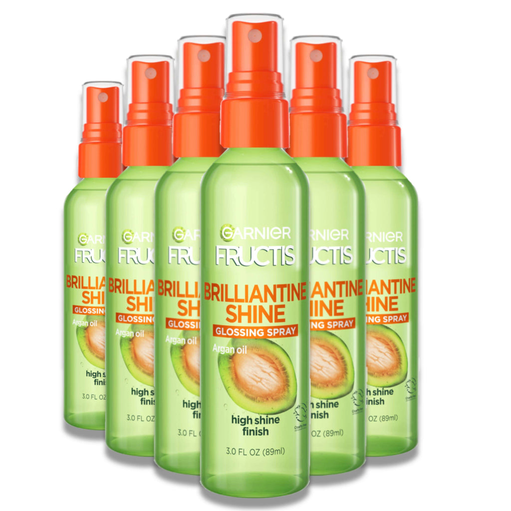 Garnier Fructis Brilliantine Shine Glossing Spray - 3 oz - 6 Pack Contarmarket