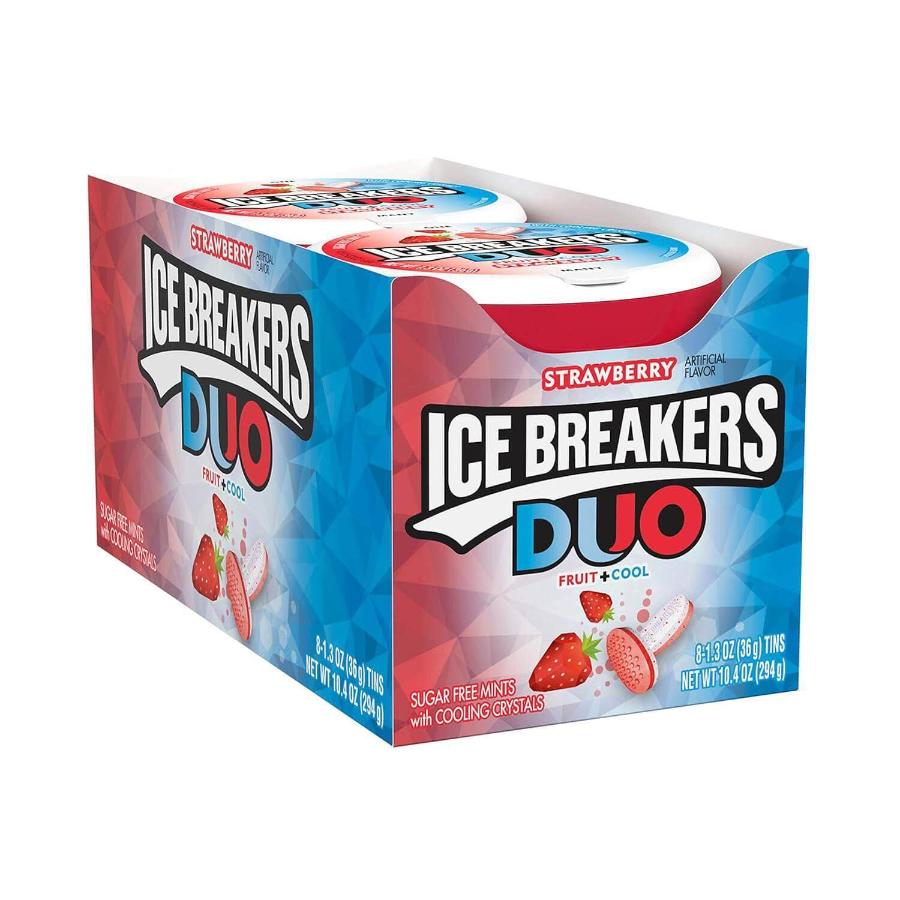 Ice Breakers DUO Mints Strawberry 8 ct - 24 Pack - ( 192 ct )