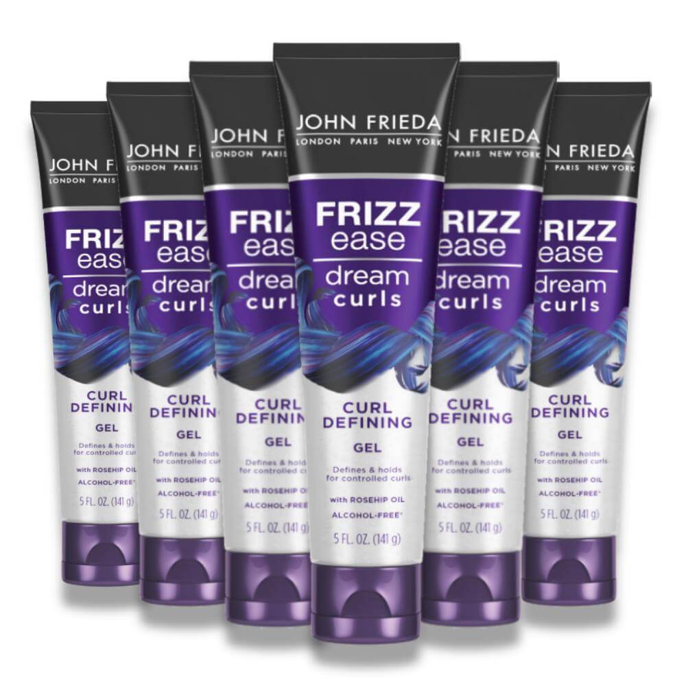 John Frieda Frizz-Ease Clearly Defined Gel Bulk - Pack With 6 Units of 5 Fl Oz Each (6134835675292)