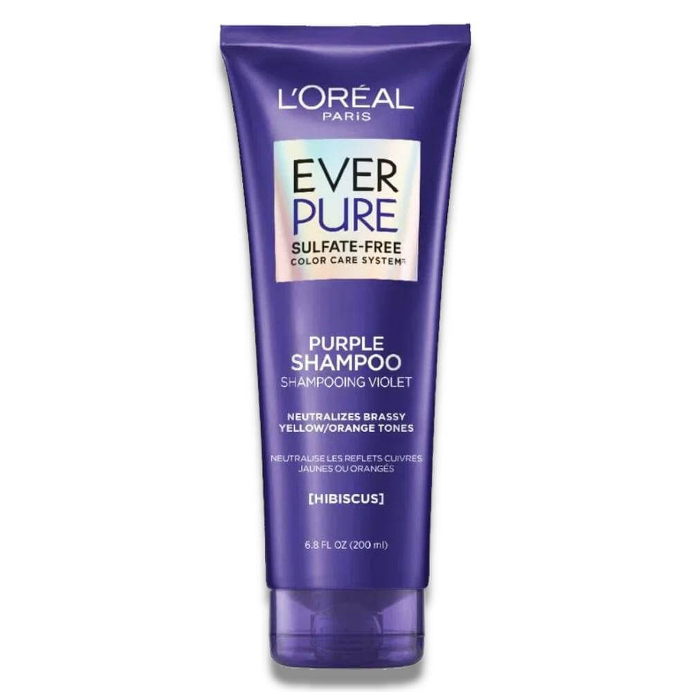 L'Oreal Ever Pure Anti-Brass Toning Purple Shampoo - 6.8 Oz - 6 Pack Contarmarket