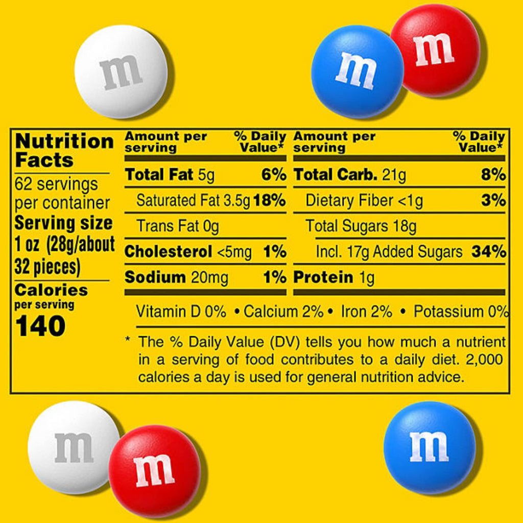 M&M's Milk Chocolate Patriotic Mix Candy Jar - 62 Oz (6750107631772)