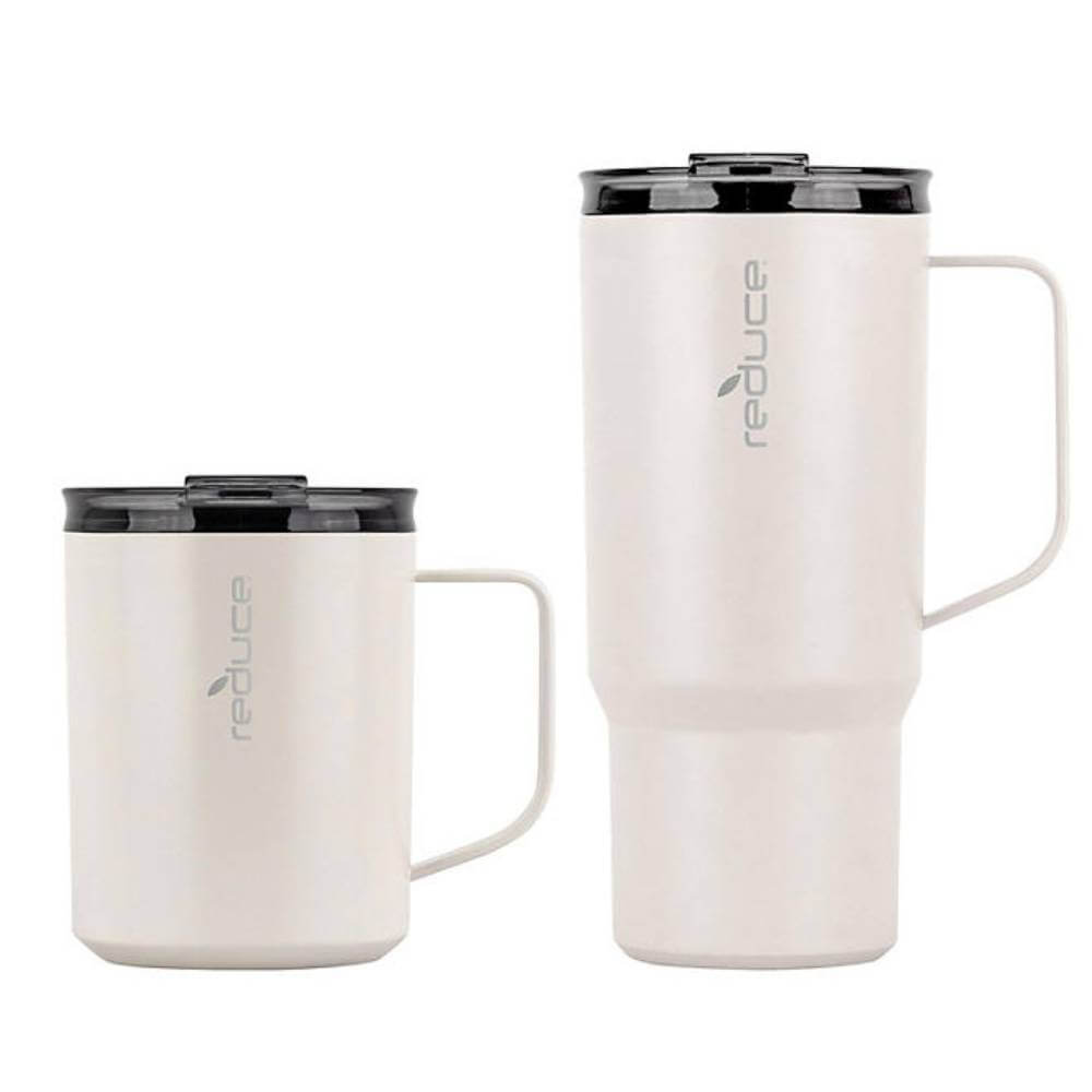 Reduce Linen Vacuum Insulated Stainless Steel Coffee Mug Set - 14 oz & 24 oz Contarmarket