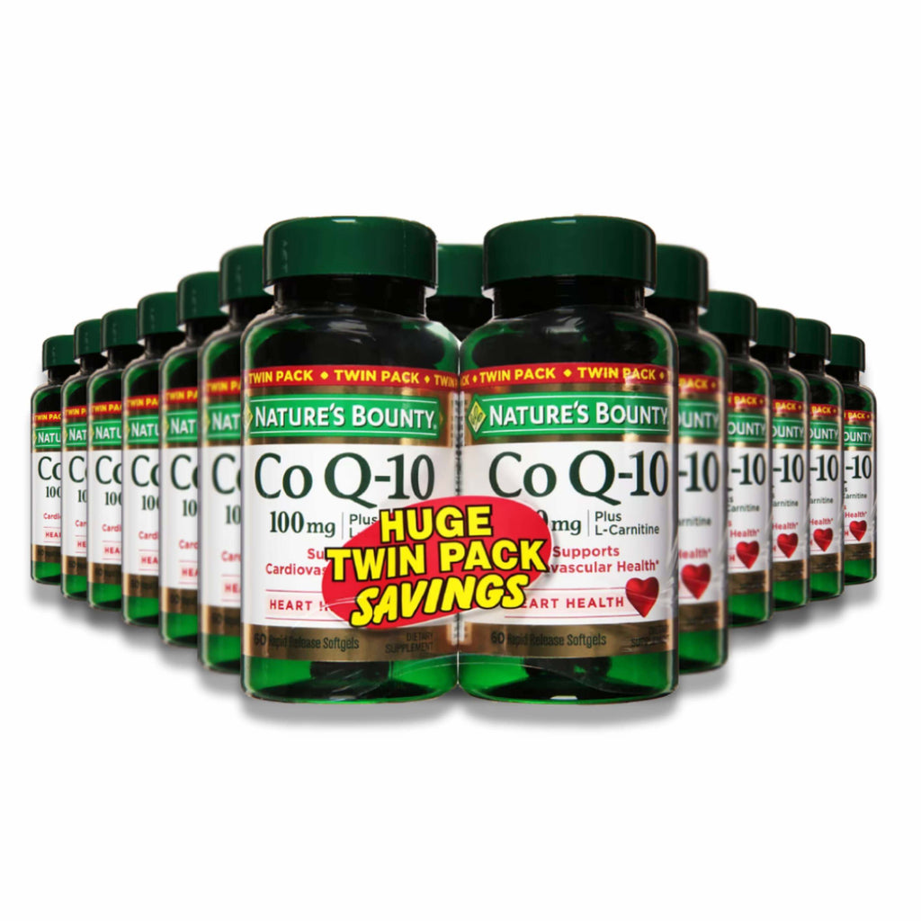 Nature's Bounty Co Q-10 Softgels 100 Mg Twin Pack 60 Ct 12 Pack
