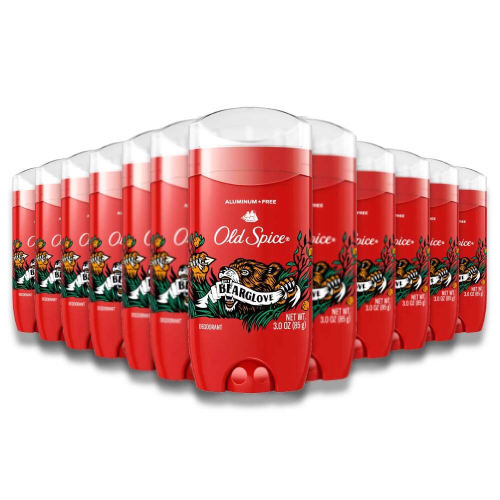 Old Spice Antiperspirant & Deodorant, Wild Collection, Bearglove - 3 Oz - 12 Pack Contarmarket