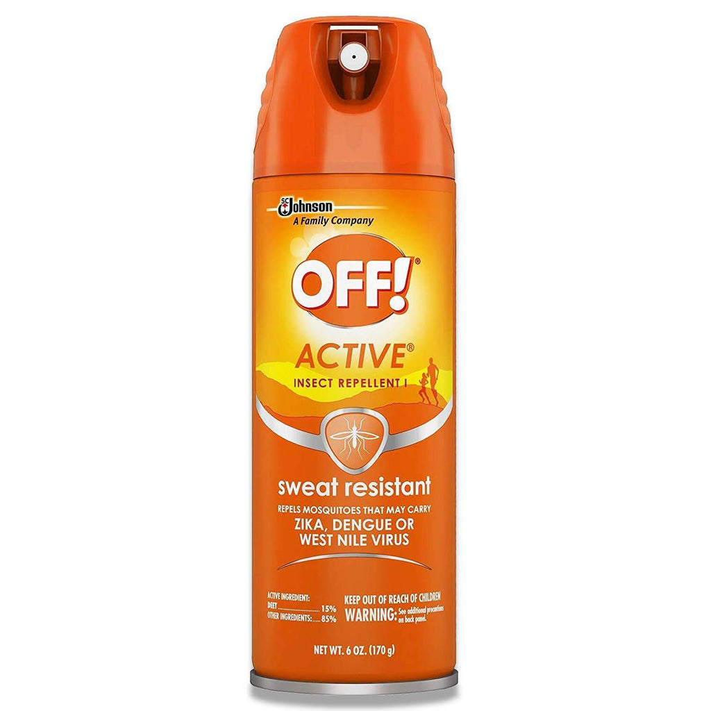 OFF! Active Insect Repellent Sweat Resistant 6 Oz 12 Pack Contarmarket