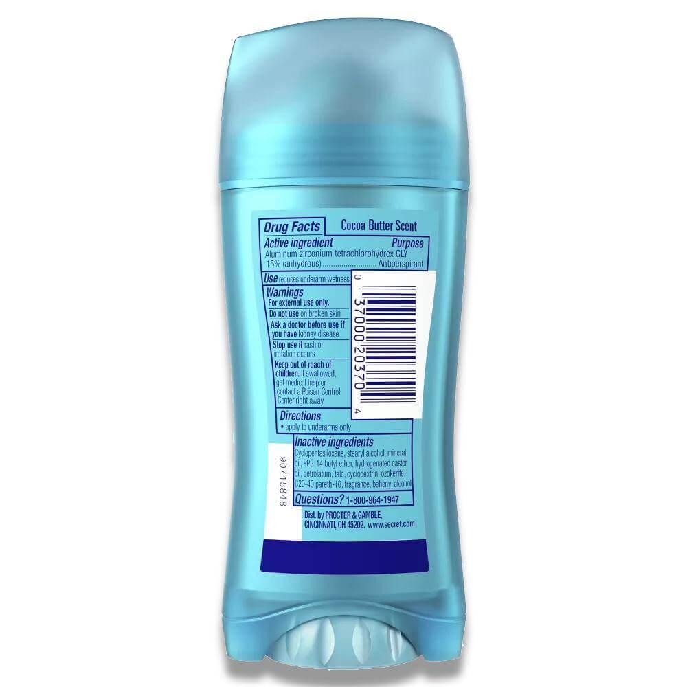 Secret - Fresh Cocoa Butter, Antiperspirant & Deodorant - 2.6 Oz- 240 Pack