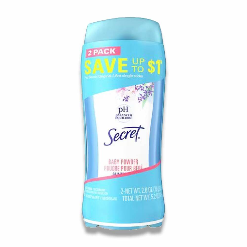 Secret Anti-Perspirant Deodorant Invisible Solid Powder Fresh - 2.6 Oz - 6 Pack Contarmarket
