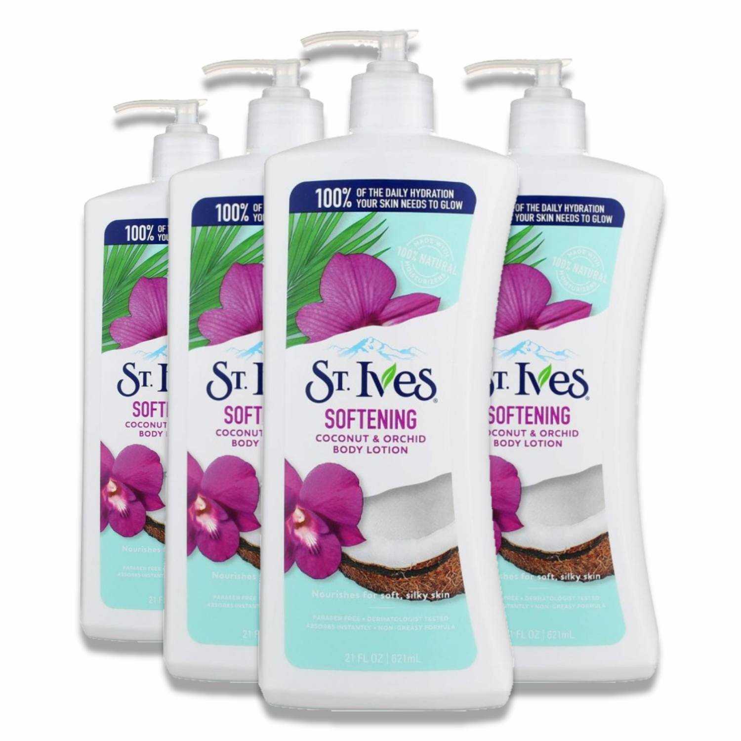 Wholesale Lot 25 outlet St Ives Lotion Coconut & Orchid Softening 21 fl oz New