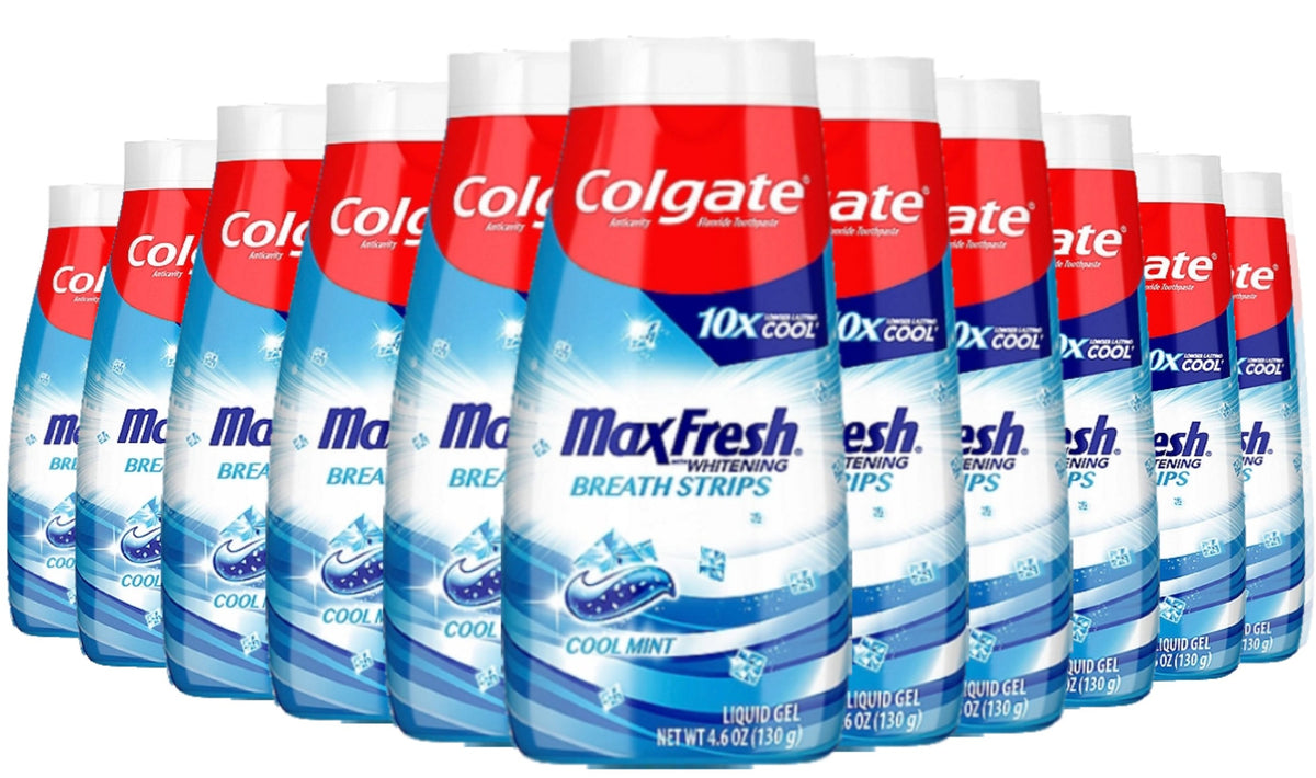 Colgate Max White Liquid Whitening Toothpaste, Mint - 4.6 oz 