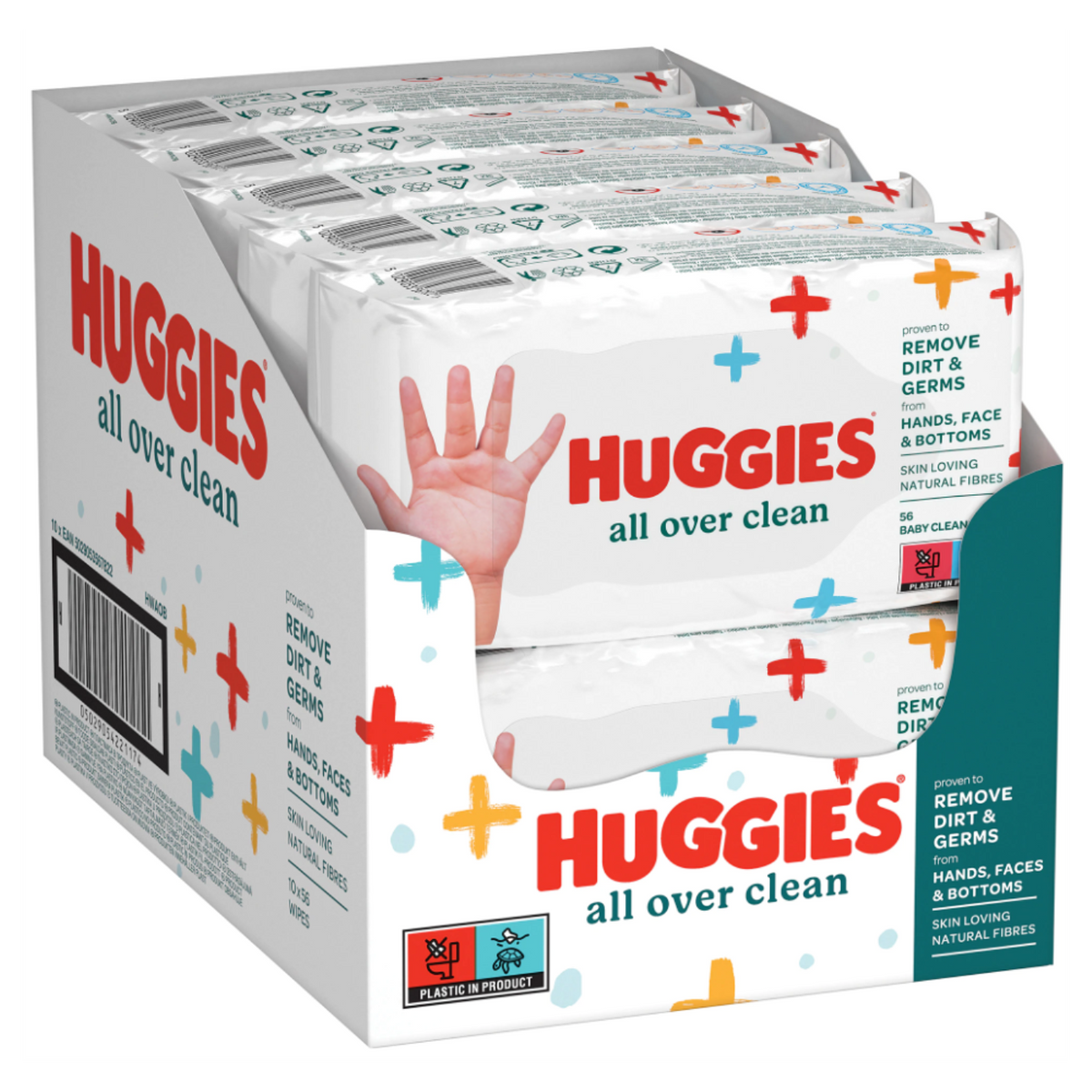 Box of Huggies Diapers & Baby Wipes