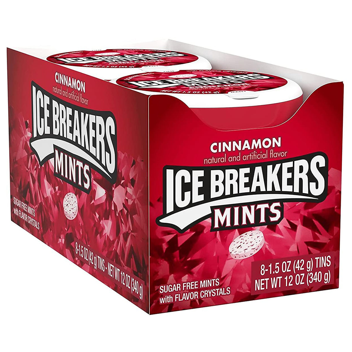 Ice Breakers Mints, Cinnamon Pack of 8 (BB 11/2024) Contarmarket
