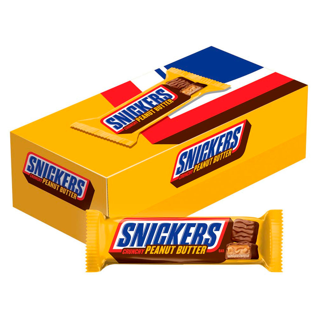 Snickers Peanut Butter Chocolate Candy Bars, Single Size - 1.78 Oz - 18 Ct (6837588328604)