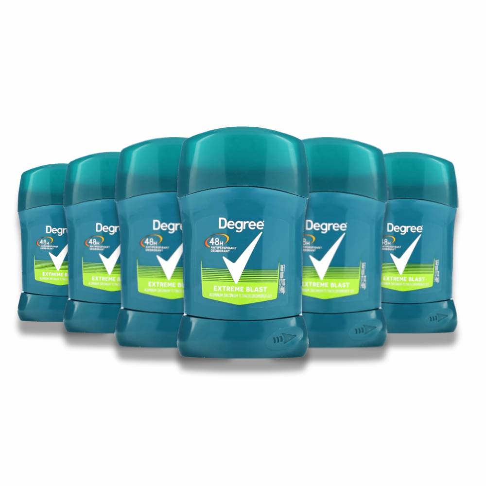 Degree - Antiperspirant Deodorant Stick, Extreme Blast, For Men - 1.7 Oz - 6 Pack