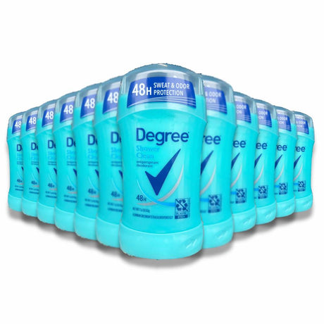 Degree - Shower Clean Dry Protection Antiperspirant Deodorant Stick -  1.6 Oz - 12 Pack