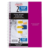 Mead Five Star Spiral Notebooks College Ruled 2 Subject 120 Sheets 12 Pack Contarmarket