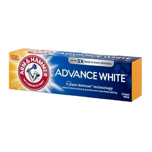 Arm & Hammer Advance White Toothpaste, Clean Mint, 4.3 oz - 12 Pack