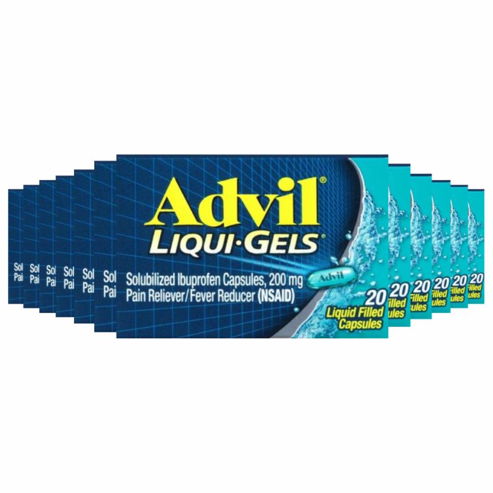 Advil Liqui-Gels 200mg - 12 Pack Contarmarket