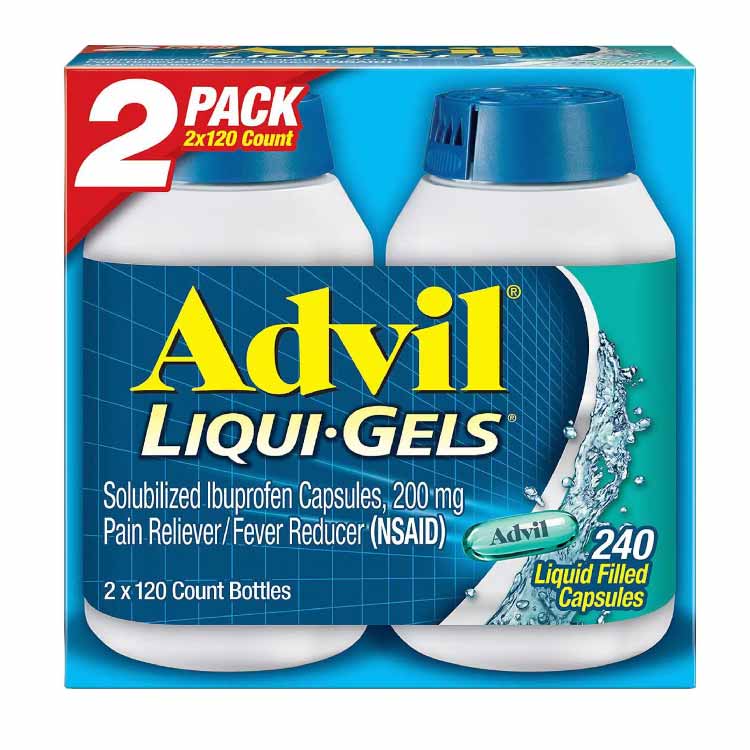 Advil Liqui-Gels - 120 Ct - 2 Pack