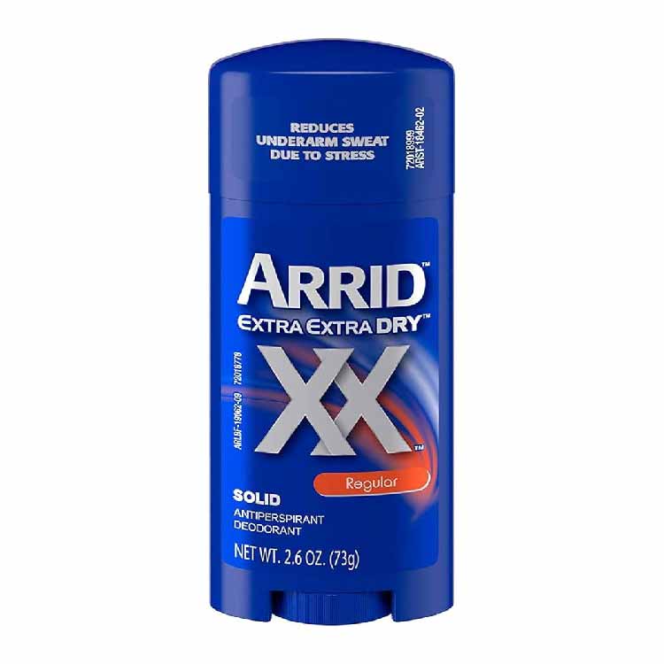 ARRID Extra Dry Wide Regular Solid Antiperspirant & Deodorant Stick  2.6 oz - 12 Pack