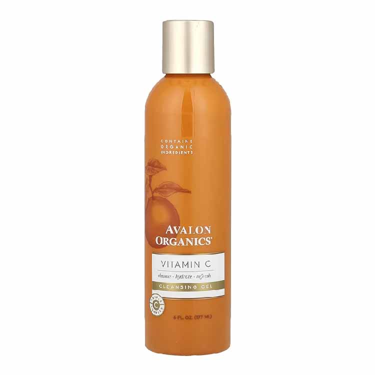 Avalon Organics Cleansing Gel with Vitamin C 6 oz - 6 Pack