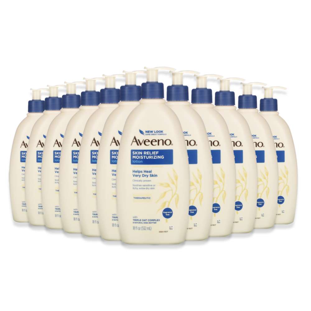 Aveeno Skin Relief Lotion - 12 Pack Contarmarket