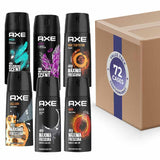 Axe Deodorant Body Spray 72 pack - 6 Fragrances (12 Fragrances/ea) - 150ml/5.07oz