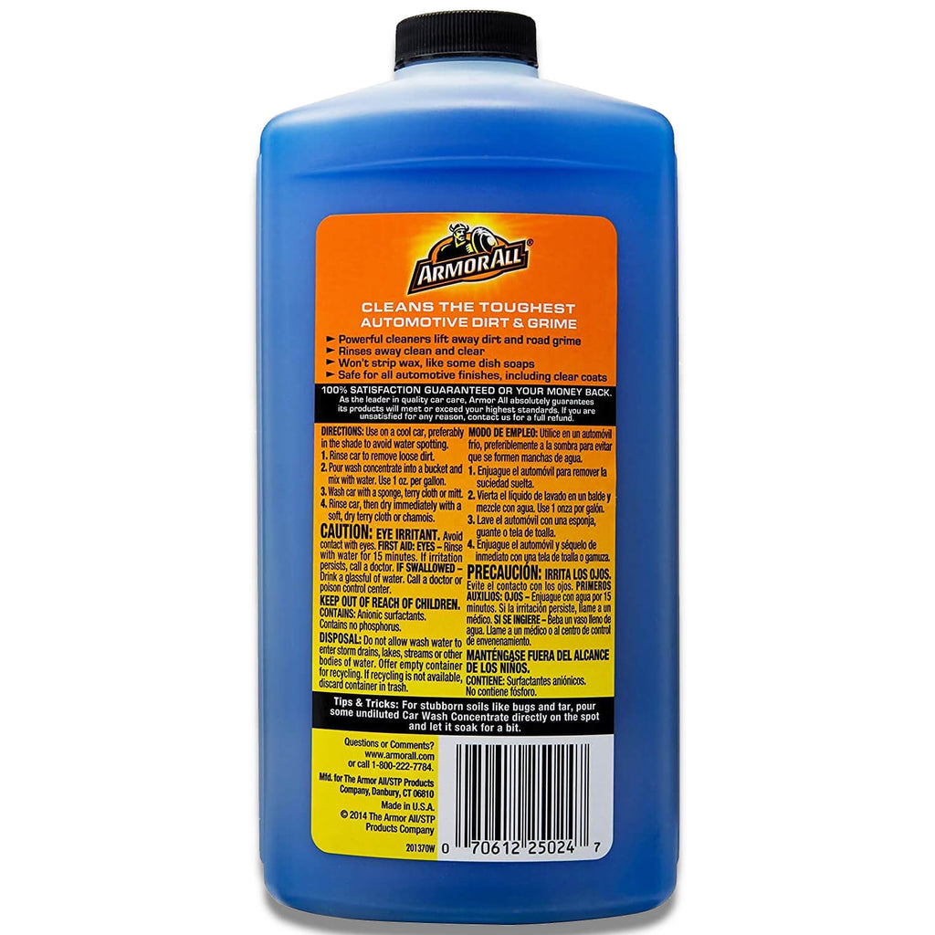 Armor All Car Wash Concentrate - 24 oz - 6 Pack Contarmarket