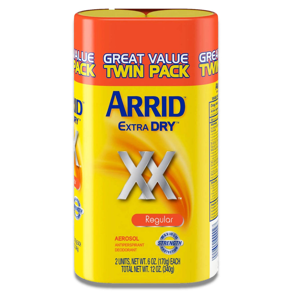 ARRID Extra Dry Aerosol Antiperspirant Deodorant - Regular - 6 oz - 4 Pack Contarmarket