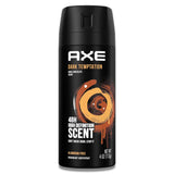 Axe Deodorant Body Spray for Men Dark Temptation - 4 oz - 12 Pack Contarmarket