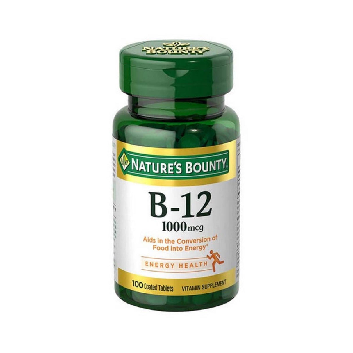 Nature's Bounty Vitamin B-12 1000 mcg Tablets 100 ct - 12 Pack