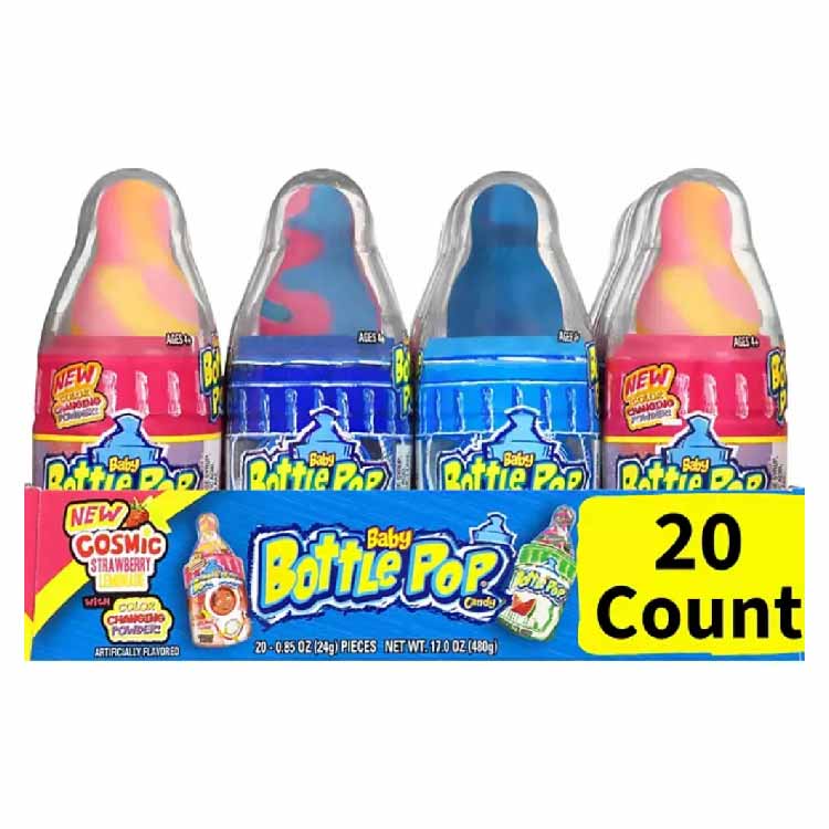 Baby Bottle Pop-  Variety Pack Candy - 0.85 Oz - 20 Pack