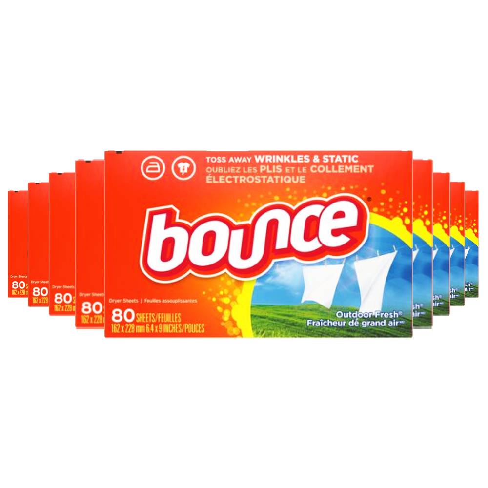  Bounce Fabric Softener Sheets - Bulk Contarmarket