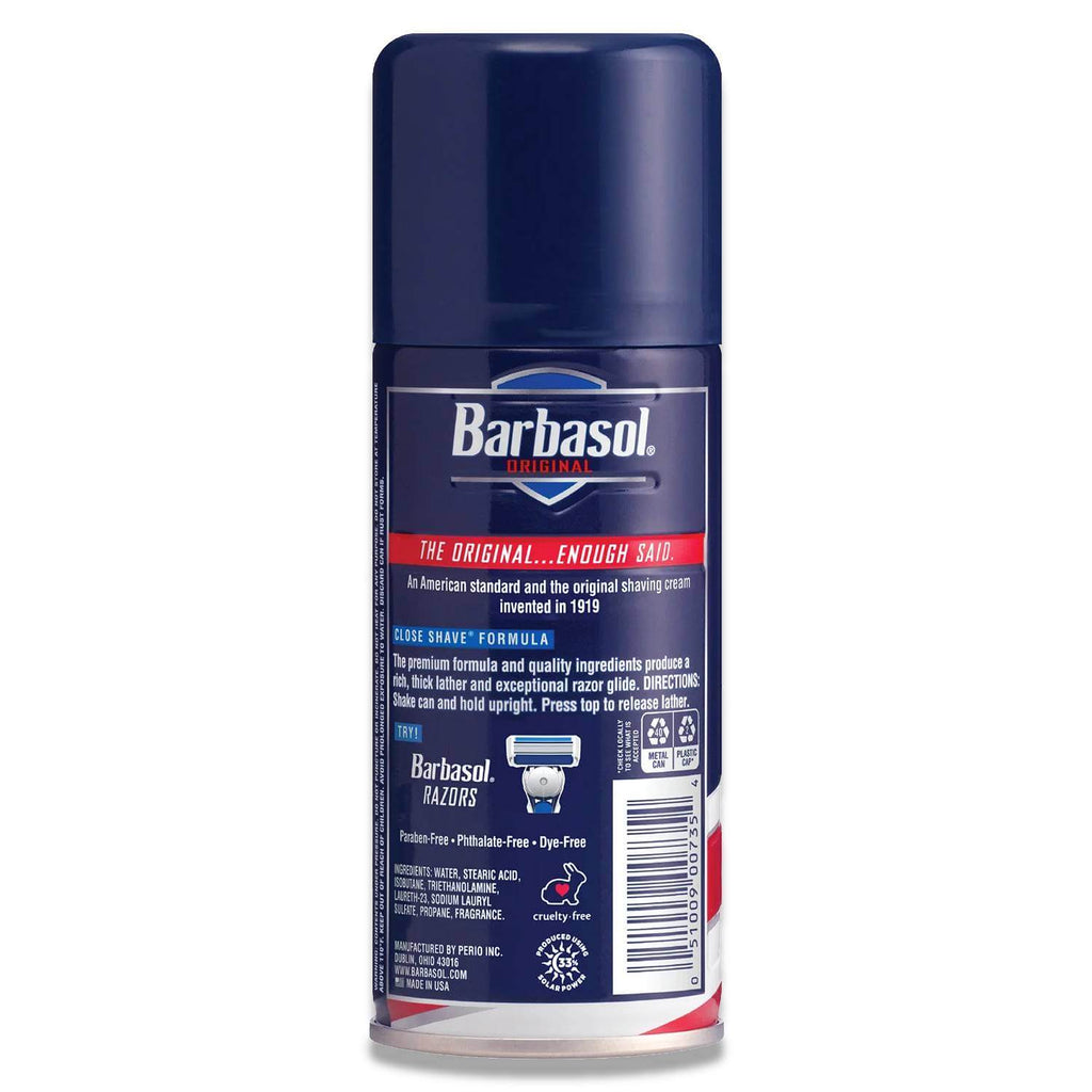 Barbasol Original Shave Cream - 7 oz - 6 Pack Contarmarket