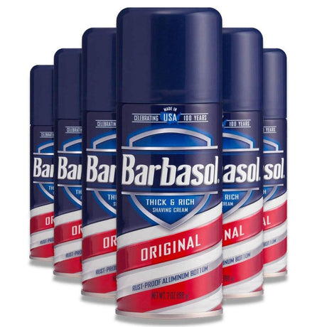 Barbasol Original Shave Cream - 7 oz - 6 Pack Contarmarket