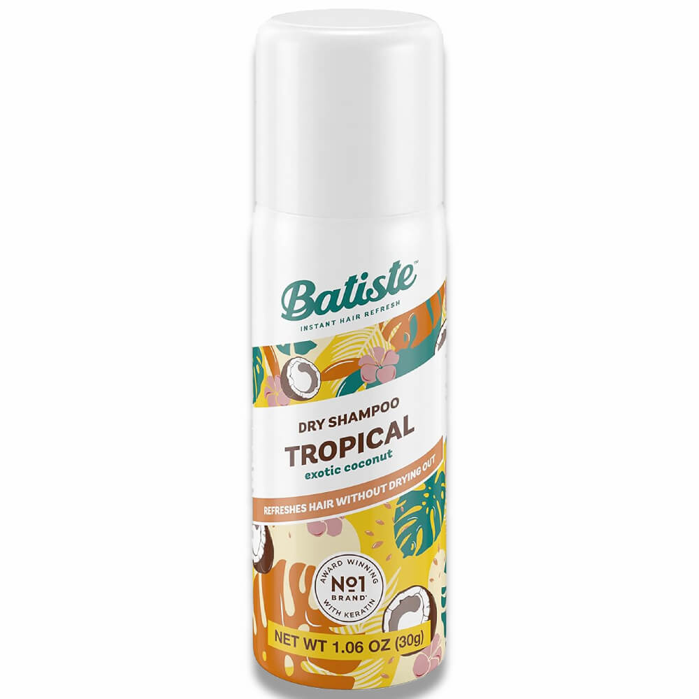 Batiste Dry Shampoo Tropical Exotic Coconut 1.06 oz (30g) - 6 Pack Contarmarket