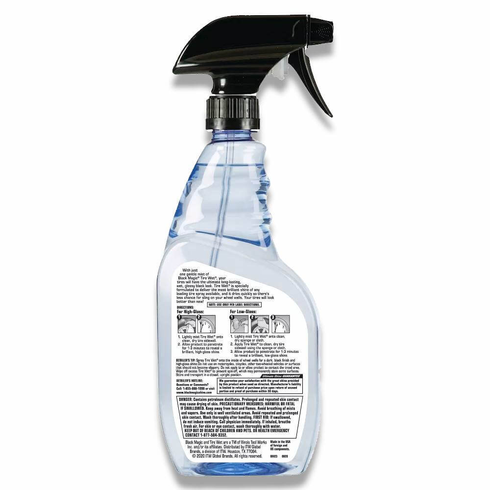 Black Magic - BM23 Professional Tire Dressing, Trigger Spray - 23 Oz - 6 Pack