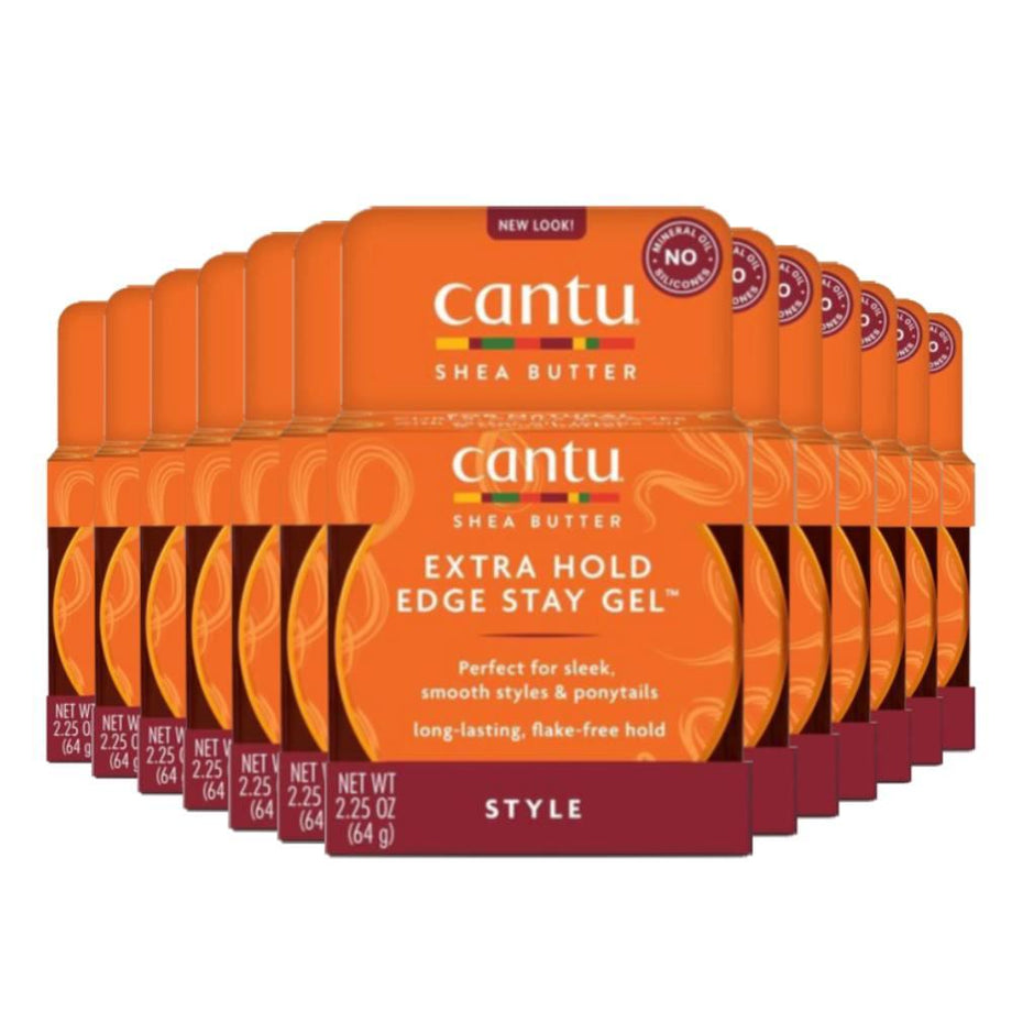 Cantu Shea Butter for Natural Hair Extra Hold Edge Stay Gel, Free Shipping