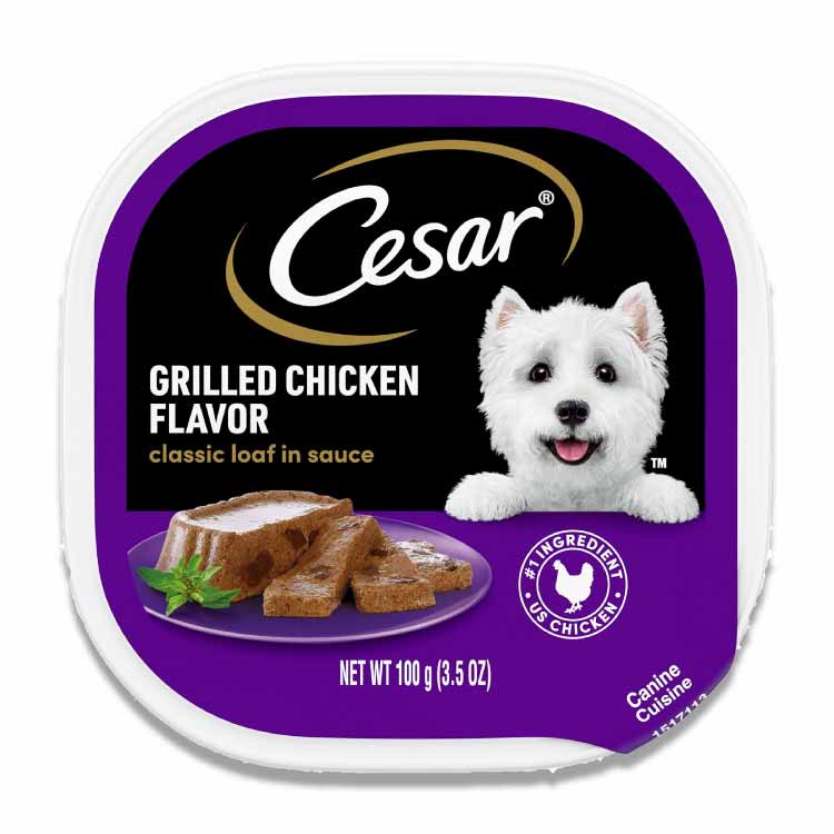 Cesar - Canned Dog Food Grilled Chicken- 3.5 Oz - 24 Pack