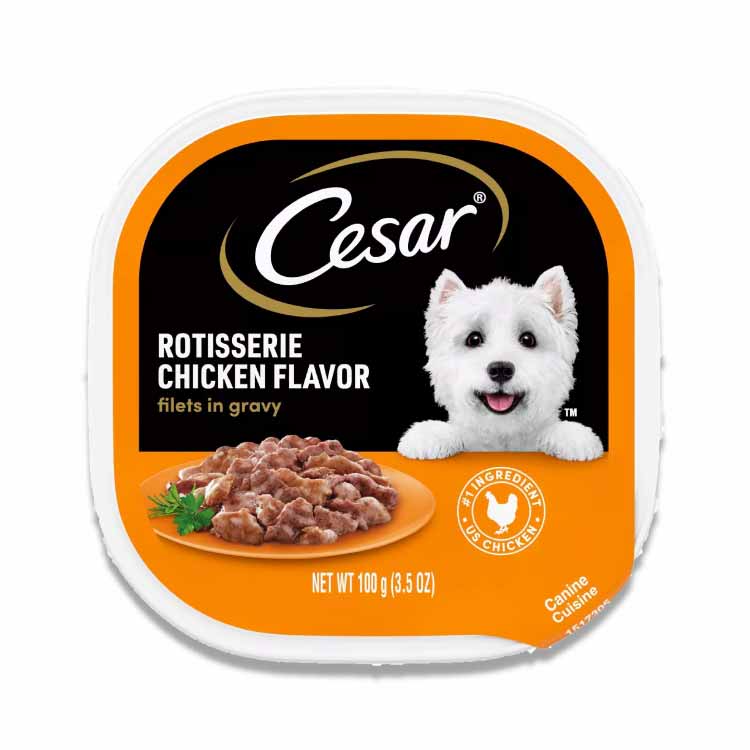 Cesar - Filets In Gravy Adult Wet Dog Food - 3.5 Oz - 24 Pack