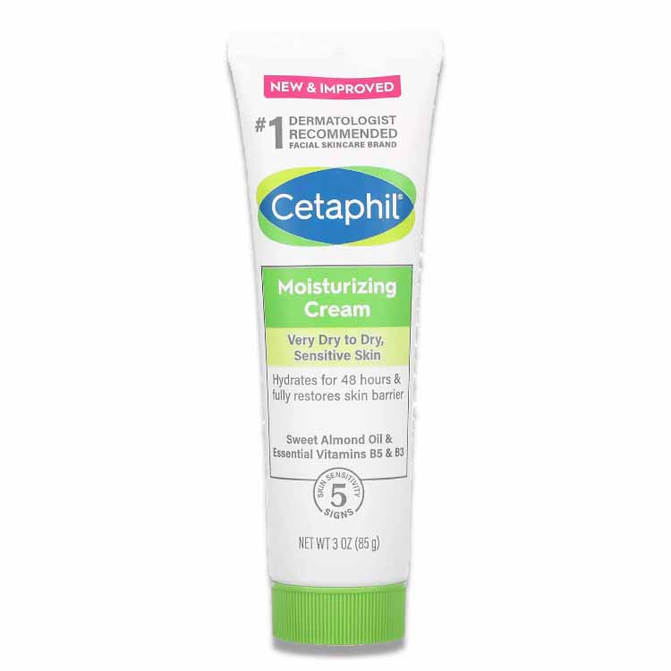 Cetaphil -  Moisturizing Cream For Dry Sensitive Skin 3 oz - 12 Pack