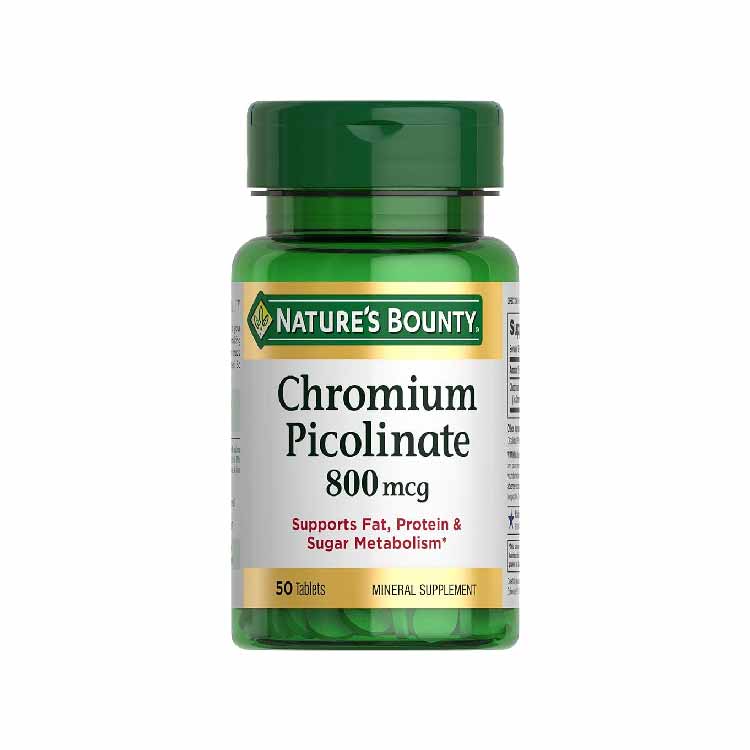 Nature's Bounty - Chromium Picolinate - 50 Tablets - 24 Pack
