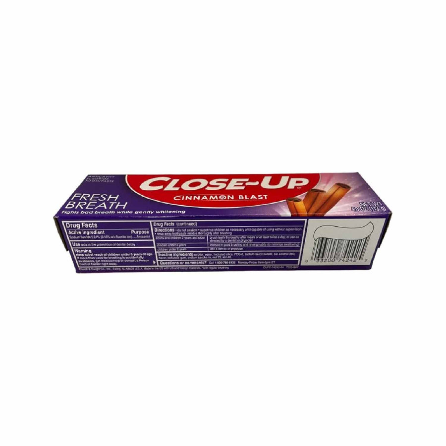 Close-Up Fluoride Toothpaste Refreshing Gel 4oz - 24 Pack