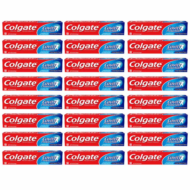 Colgate Cavity Protection with Fluoride Great regular White  8 oz - 24 Pack