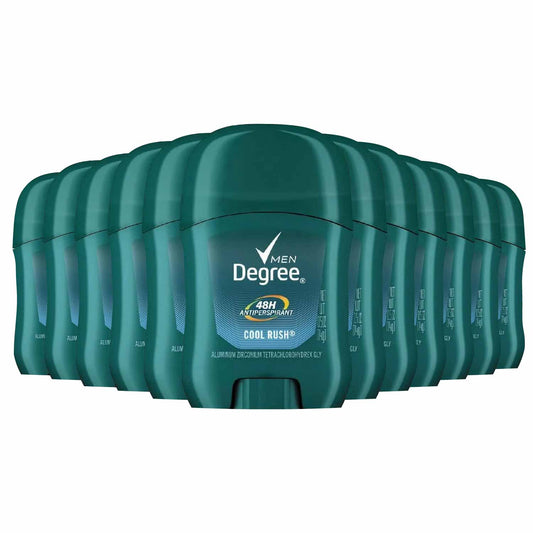 Degree - Antiperspirant Deodorant Stick, Cool Rush Dry Protection - 0.5 Oz - 36 Pack - Travel Size